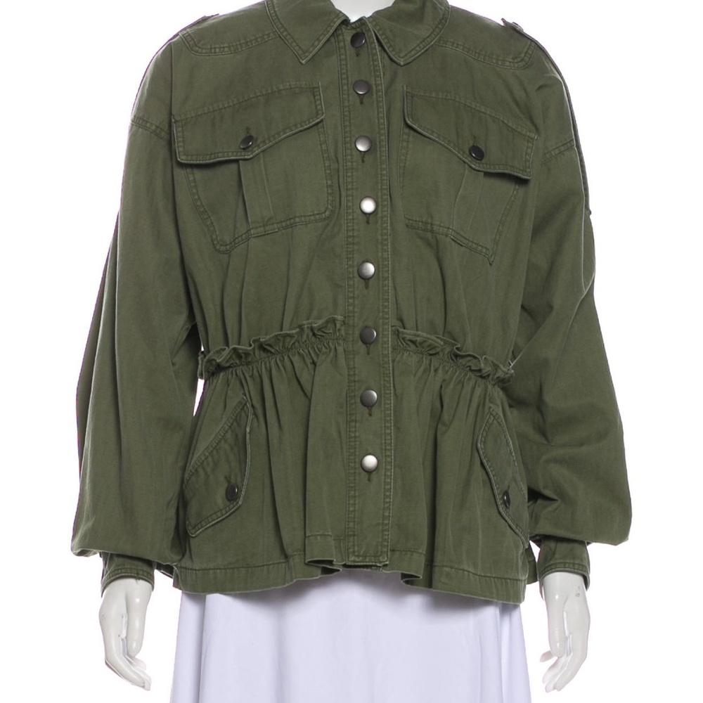 NWT-Marissa Webb Washed Canvas Jacket-XS